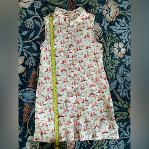 Cynthia Rowley Multicolor Sailboat Linen Dress